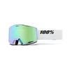 NORG AF HiPER Goggles Mirror Green Lens [One Hundred] White/Green –
