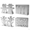 Creative Stainless Steel Napkin Holder Organizer Container Tissue