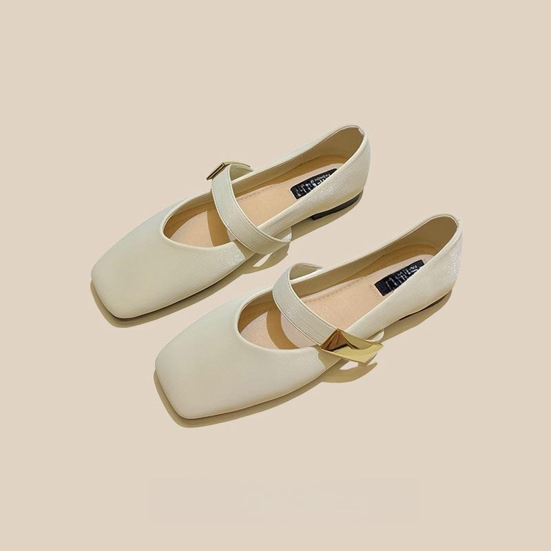 

Модная женская обувь на шнуровке с пряжкой, повседневная обувь с квадратным носком, плоская подошва, мягкая, легкая, большого размера, повседневная обувь Sapatos 35