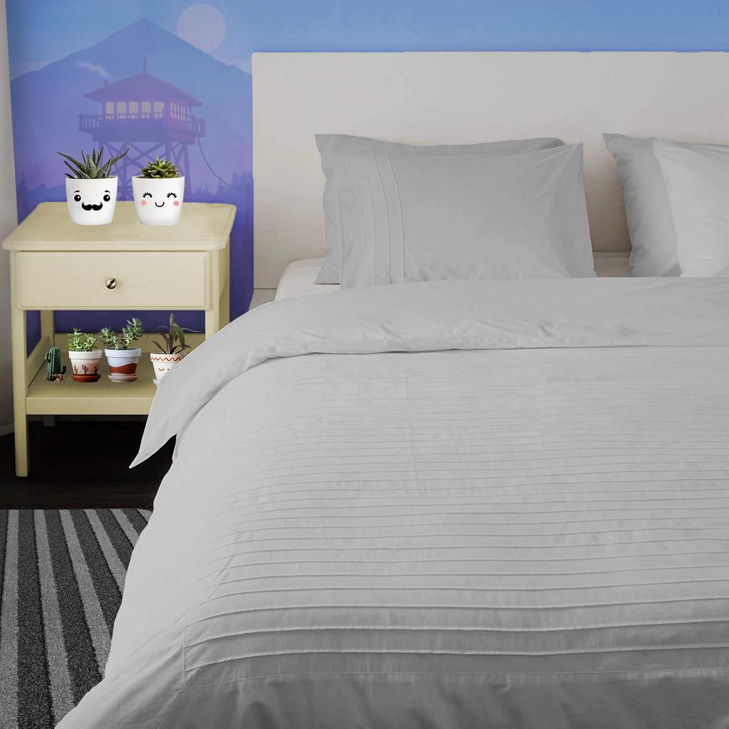 Moroccan Streak 3PC Duvet Cover Set in 100% Egyptian Cotton, 600TC - Multi Sizes & Colors