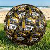Bumblebee Print Size 5 Soccer Ball, PU Wear Resistant Football for Match Training and Daily Practice, Birthday Gift for Soccer Fans