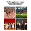 Gold Silver Bronze School Sports Meet Medals 6.5cm Children's Medals  School Sports Meet