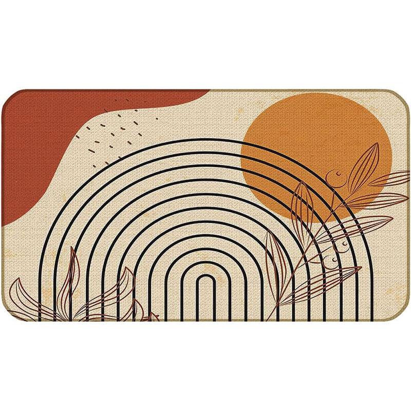 

Льняной коврик для входной двери, коврик для пола в ванной, уличный износостойкий и грязеотталкивающий коврик для пола 40 * 60cm