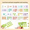 Math Education Early Aid Wooden Counting And Number Operations Puzzle For Kids
