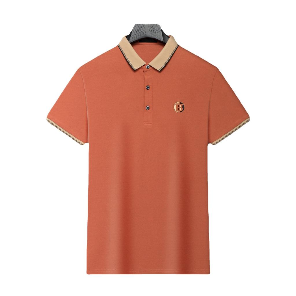 Men's Short-sleeved Polo Shirt Summer Men's Fashion Casual Lapel Half-sleeved T-shirt Top Clothes