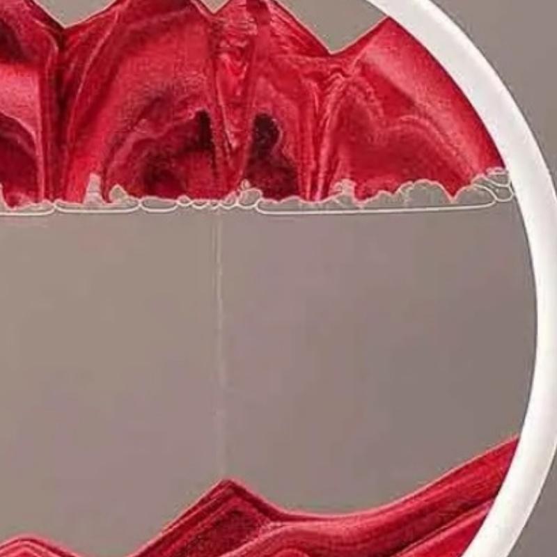 12 inch 3D nisip mișcătoare clepsidra de mare adâncime nisip imagine artă rotundă artizanat din sticlă care curge nisip pictură living decor acasă