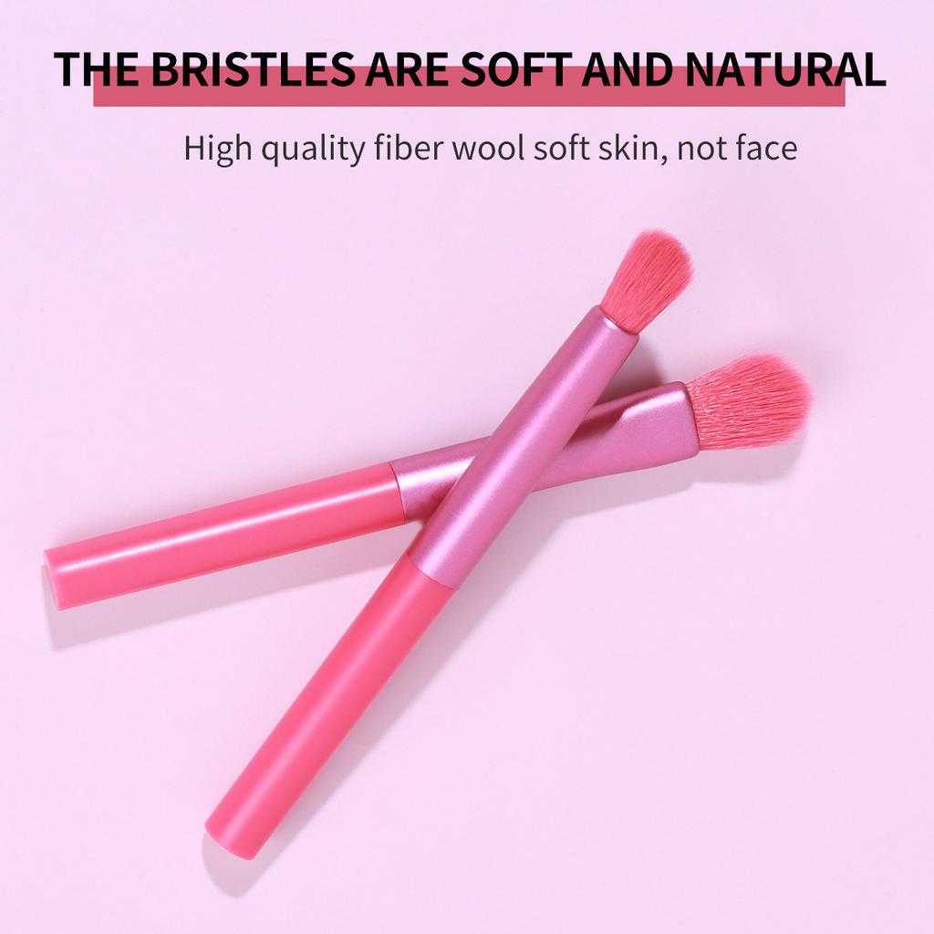 Makeup Brush Puff Set, Eyeshadow Brush Evenly Painted Beauty Tool, Portable Travel Beauty Blender Set