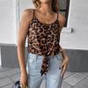 Sexy haltertopp med leopardtrykk for kvinner for sommeren