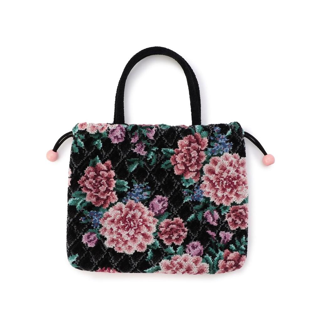 Feiler Romance Black Drawstring Bag with Handles ROM-257187 Women's [1J3325127187190]