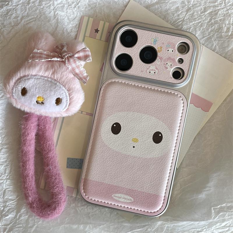 Cartoon Melody iPhone 15/14 Pro Max Anti-Fall Case with Large Window