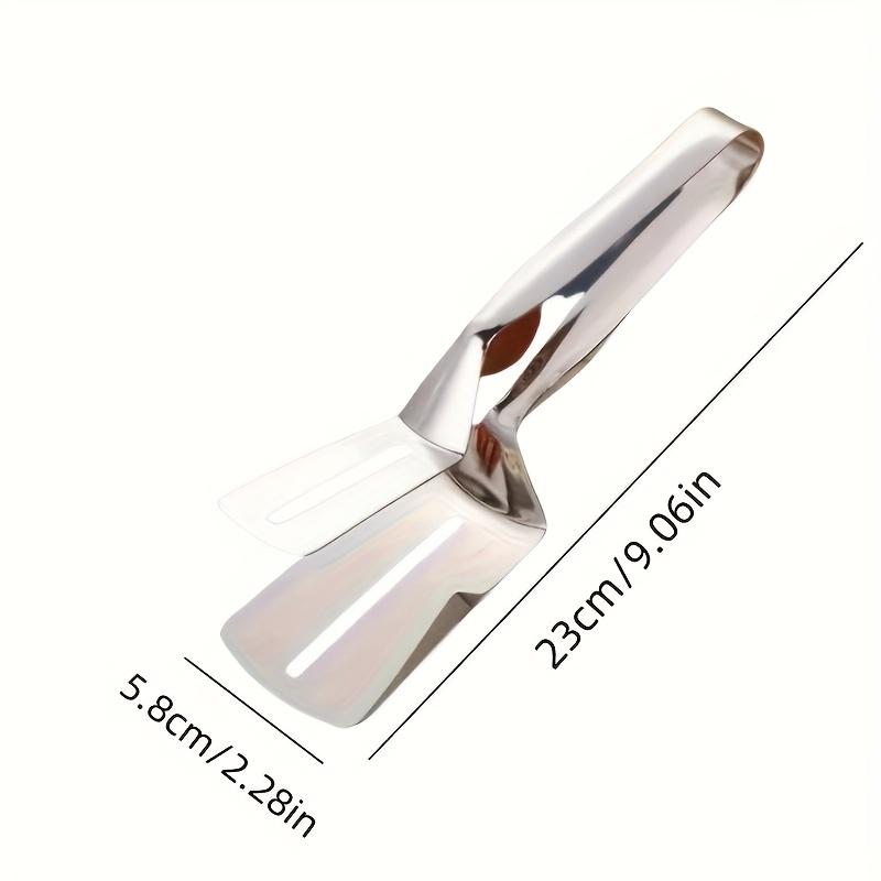 1PC Stainless steel fish tongs, multi-functional barbecue tongs, essential kitchen tools, barbecue tools, pancake flipper.
