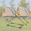 2 Stück Tragbare Solarpanel-Halterung für den Außenbereich, Feste Halterung, Flexible Photovoltaik-Panel-Zubehör, Faltbare Carbonstahl-Halterung