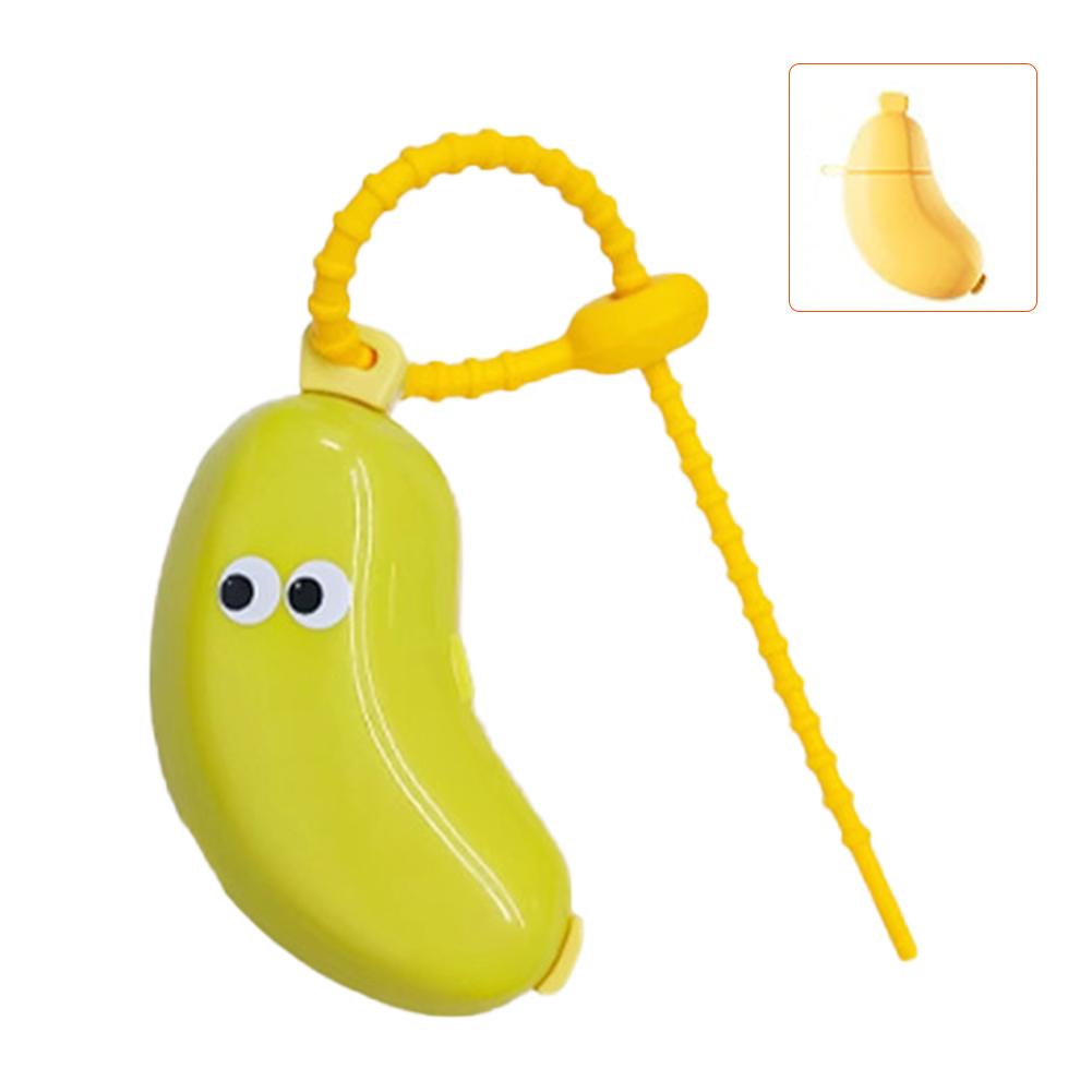 Plastic Toothbrush Head Protective Cover Banana Shape Toothbrush Dust Cap Cover 2in1 Brush Protect Toothbrush Storage Organizer