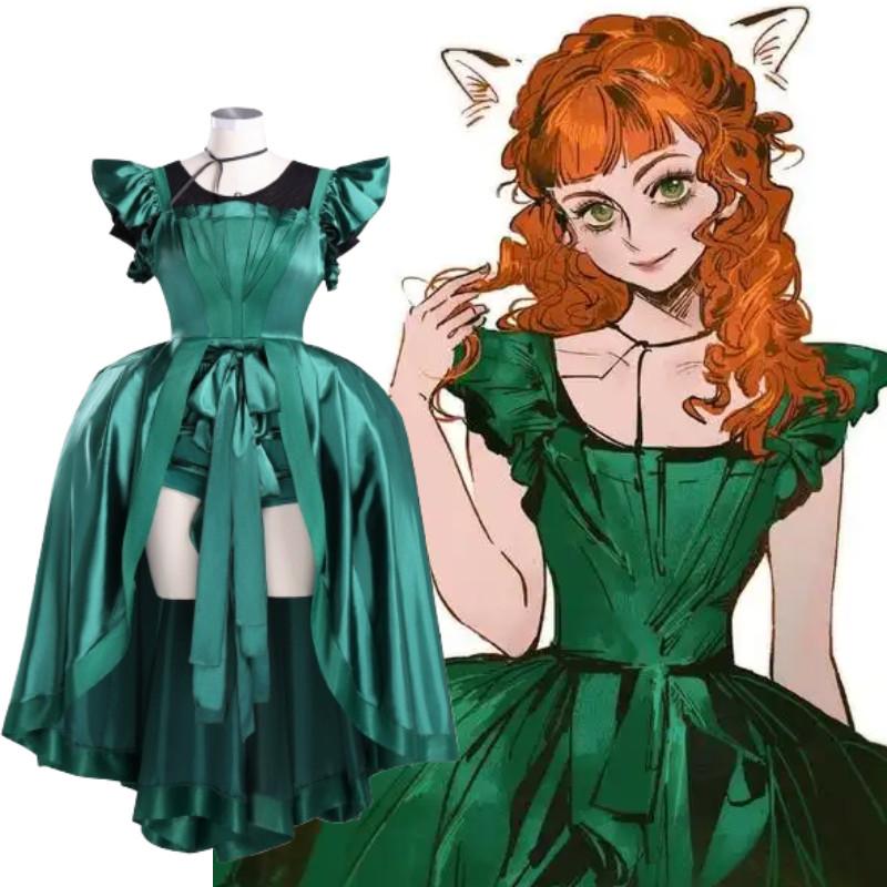 Cosplay Agnes Demille Kostüm Kleid Halloween Party Aufführung Bühne