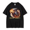 Schattenmagier Lustiges T-Shirt Hodenverdrehung Meme Grafik T-Shirt Männer Frauen Retro Gothic Übergroßes Kurzarm-T-Shirt Tops