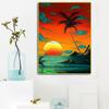 Full Drill 5D Rhinestone Painting Kit Rich Color Sparkling DIY Handmade Landscape Diamond Art Wall Decoration