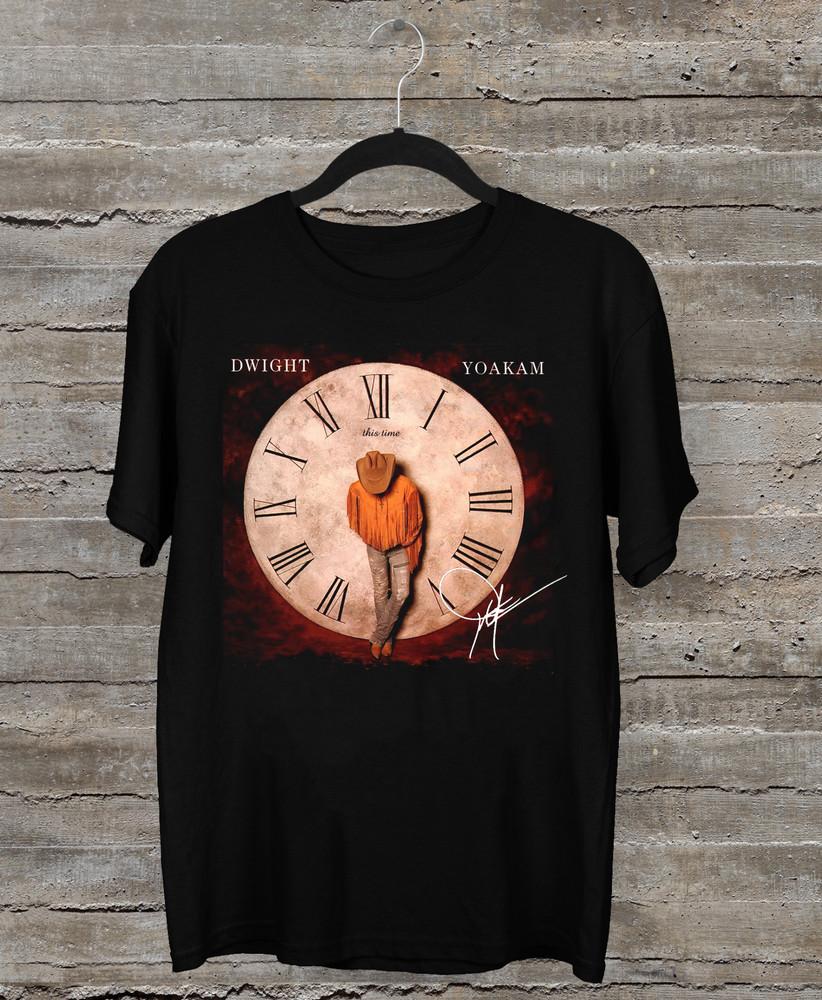 NEW Dwight Yoakam This Time Album Collection Black All Size Tee Shirt FF12 Unisex T-Shirt XXXXL