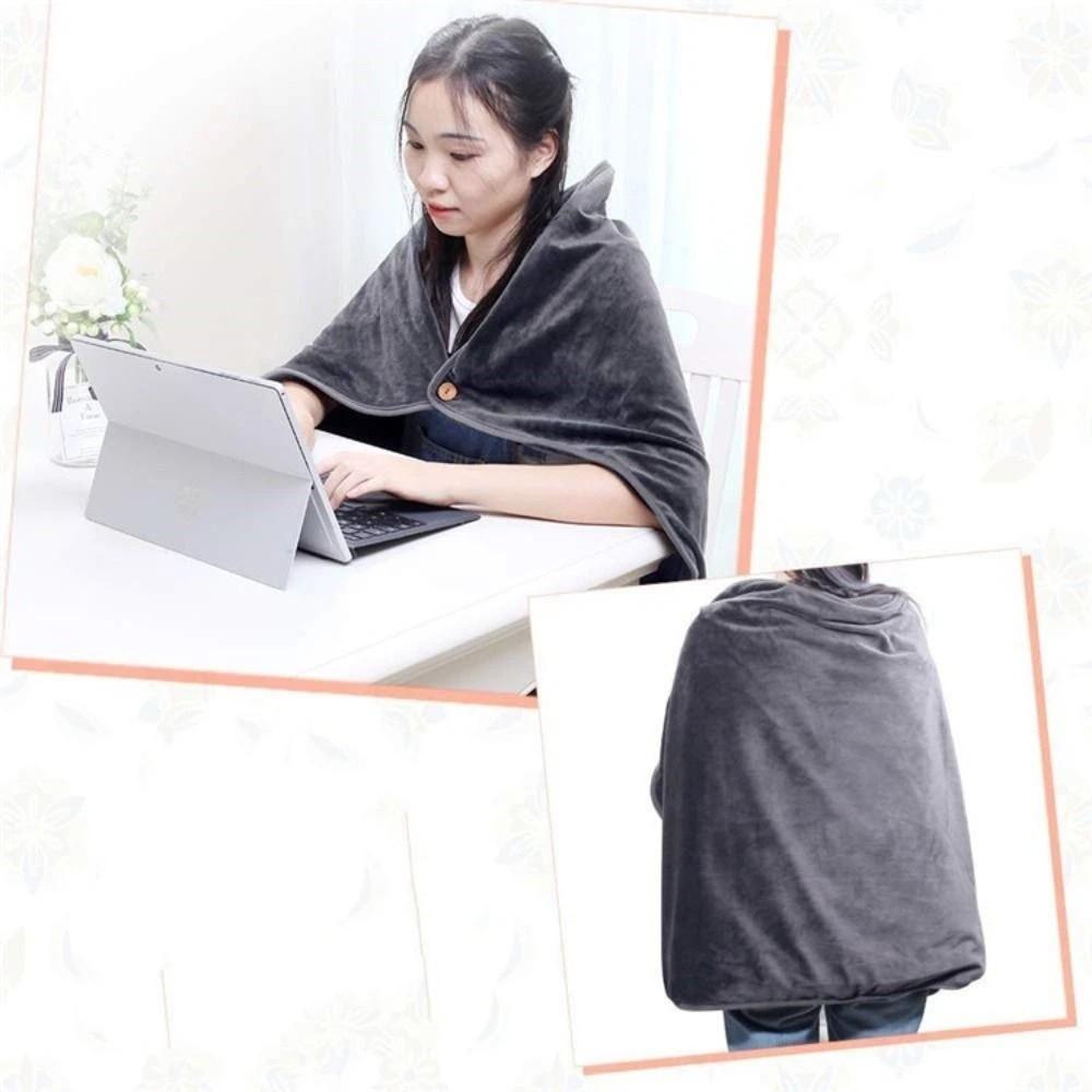 Back Warmer USB Heated Shawl Pad Warm Soft Warm Blanket Quick Heating Comfortable Heating Blanket Winter Supplies
