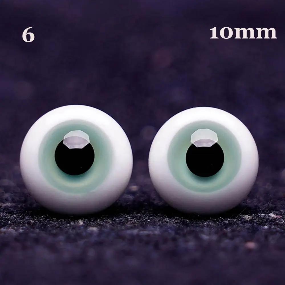 1 Pair Doll Blue Black Glass Eyes Eyeball DIY Doll Making Crafts Accessories Animal Toy Safety Eyes 8mm 10mm 12mm 14mm