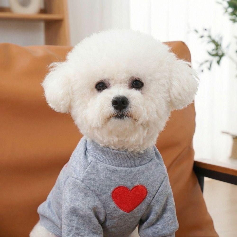 Comfortable Dog Love Hoodie Thickened Cat Love Clothing Cute Cat Sweater  Autumn Winter