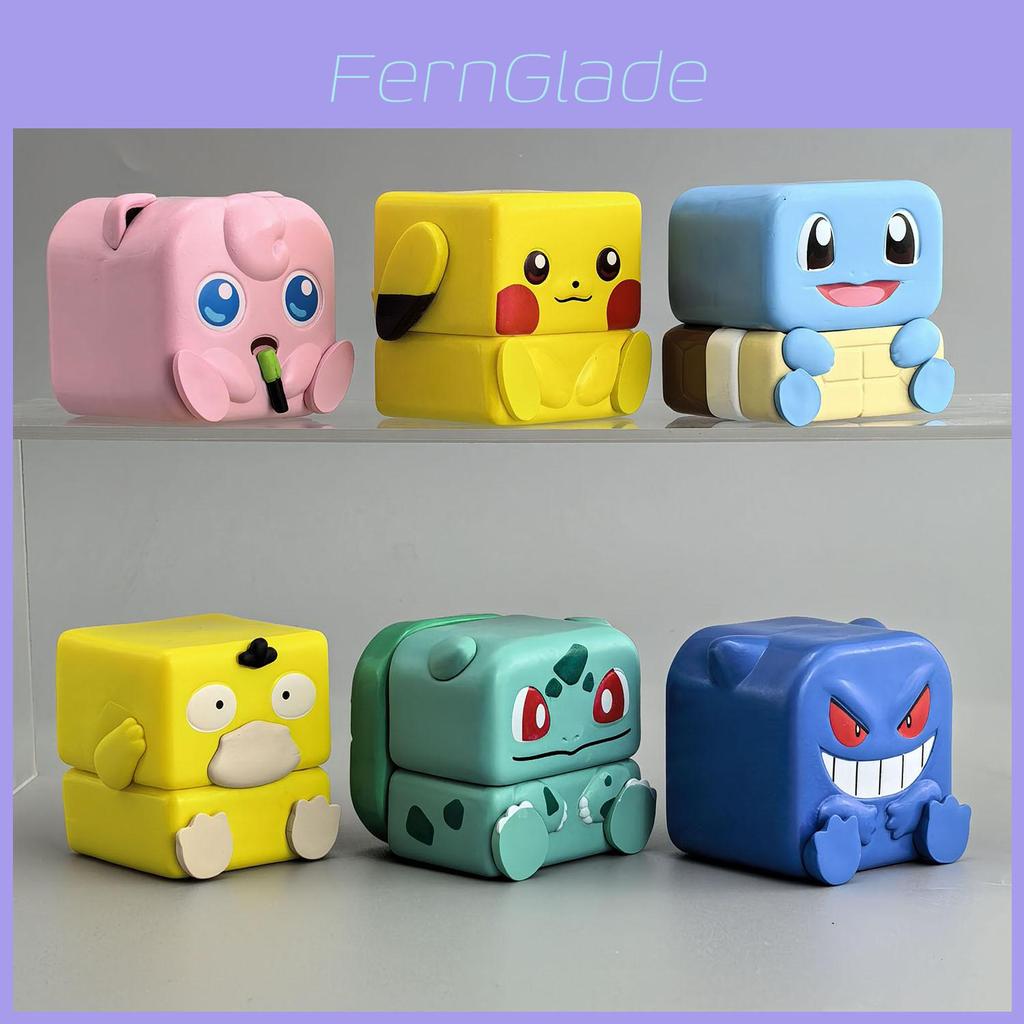 Pokemon Pvc Magnet Stackable Figures For Stress Relief Collectible Toy For Kids And Adults
