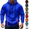 Oversized Zip Up Hoodie Men Hoodies for Men Mens Hoodie with Full Front Zipper and Adjustable Drawstring Hoodies for Men