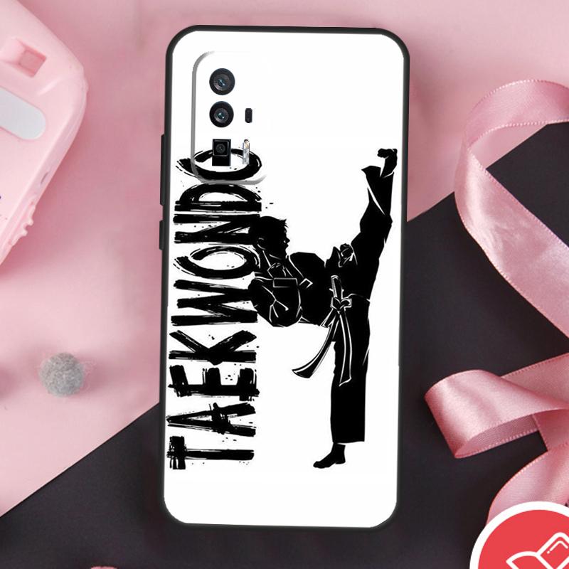 Kungfu Taekwondo Case For POCO F6 X6 X3 X5 M6 Pro F3 F5 M5s Xiaomi 14 Ultra 13 12 Lite 11T 12T 13T Pro Cover