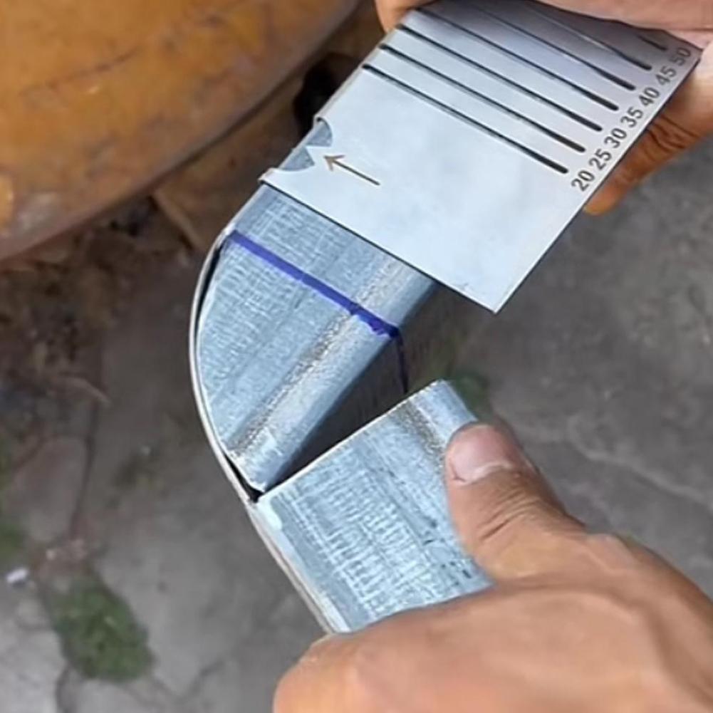 Square Steel Folding 90 Degree Line Drawing Ruler Portable 90 Line Ruler Drawing Line Drawing D Q8V2