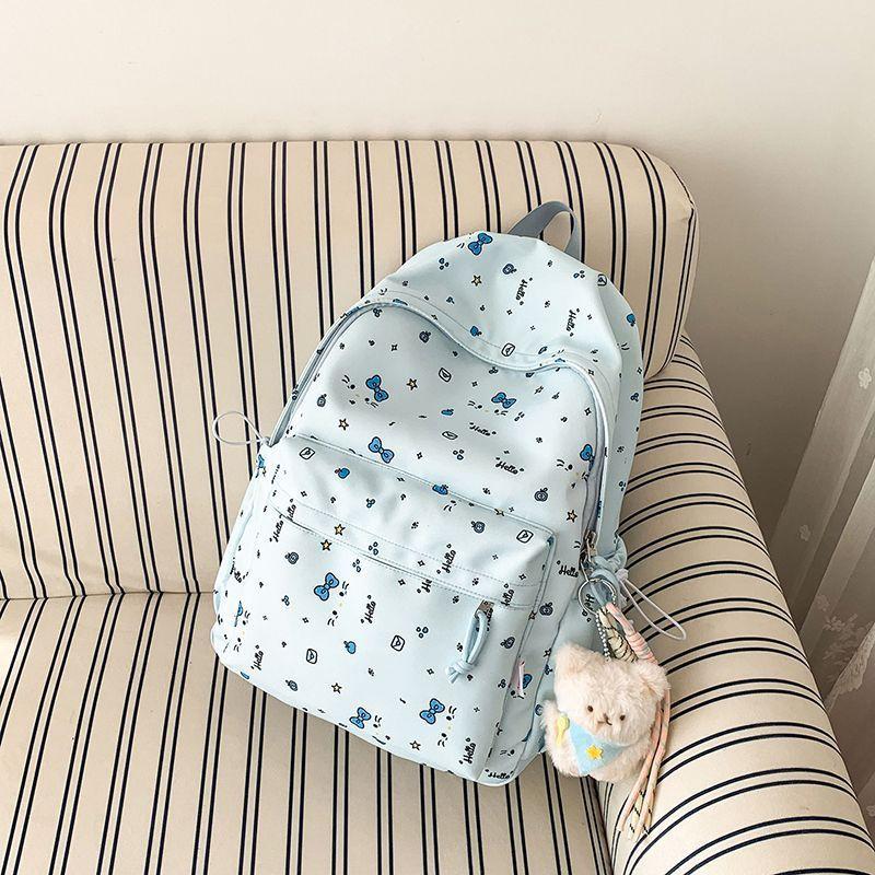 Schoolbag Korean Version Ins Cartoon Hello Kitty Backpack Women's Large Capacity College Style Student School Bag Cute Versatile Backpack