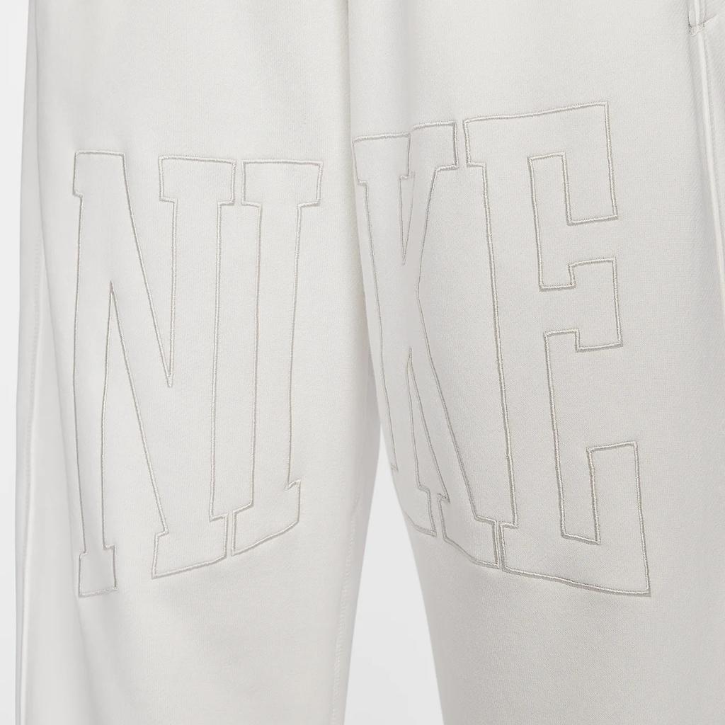 Nike Sportswear Casual Simple Straight Leg Lace-Up Knitted Sweatpants Women pants Sail-White HQ5884-133