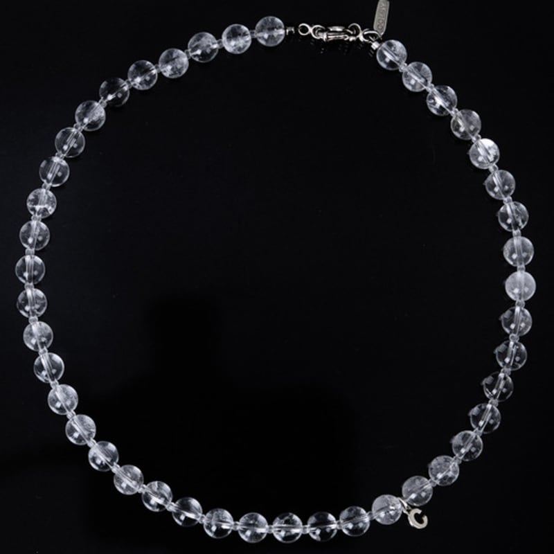 COLLECT SYNERGY classic white quartz necklace