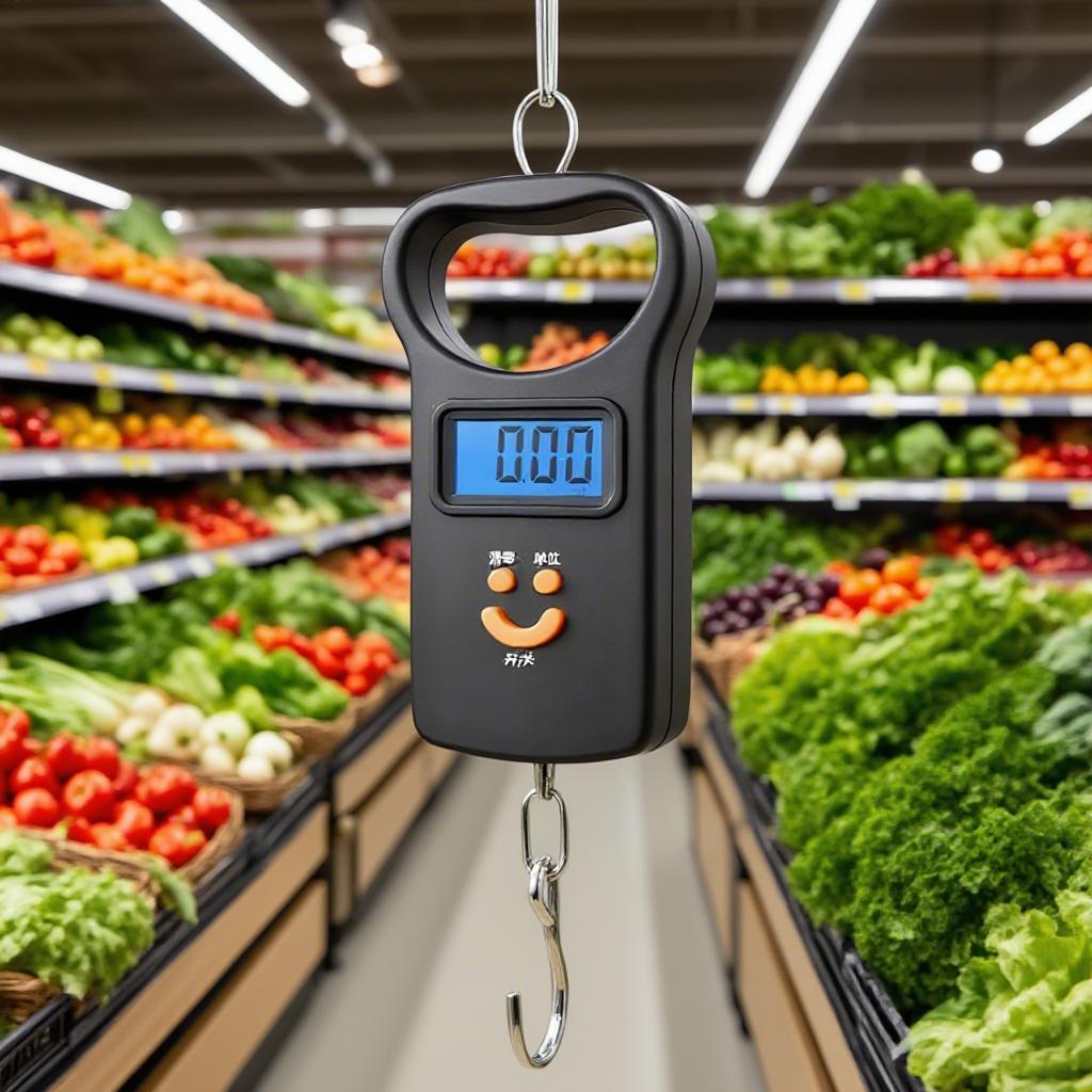 Scale for Luggage Hand Digital Scale 50kg Capacity Accurate Weight Measurement Tool for Fishing Suitcase Shipping Cooking