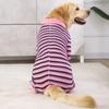 Fashionable Pet Dog Clothes Polyester Dog Pajamas Durable Puppy Stripes Jumpsuits  Summer
