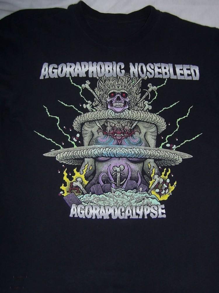 Agoraphobic Nosebleed Agorapocalypse Unisex Cotton T-Shirt S-5XL CO542 Unisex T-Shirt S