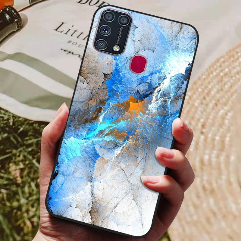 For Samsung M31 Case Phone Cover Silicone Soft TPU Back Cover for Samsung Galaxy M31 M 31 case SM-M315FZBVSER m315 Fundas Bumper