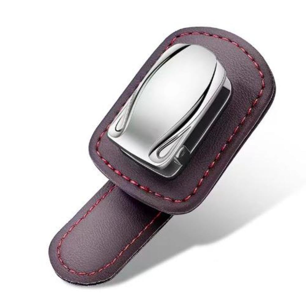 

Herring Lodge Sunglasses Car Sun Visor Glasses Gift Holder, Clip, Brown, Holder,