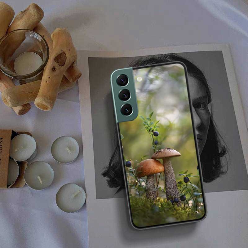 Fungal Aesthetics Phone Case For Samsung Galaxy S22 S25 Ultra S21 S10 Plus S26 Edge S20 S23 S24 FE Cover Silicone Soft TPU C