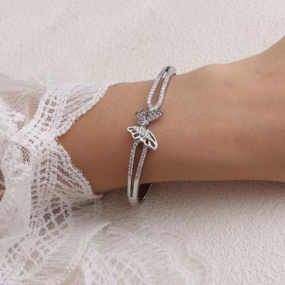 European and American Butterfly Full Diamond Bracelet Personalized Fashion Bracelet Bracelet Versatile Exquisite Jewelry