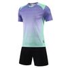 Gradient Jerseys Sets Soccer Running Shirts Shorts Gym Training Causal Sports Uniforms Suit  Fashion Polyester Badminton Clothes