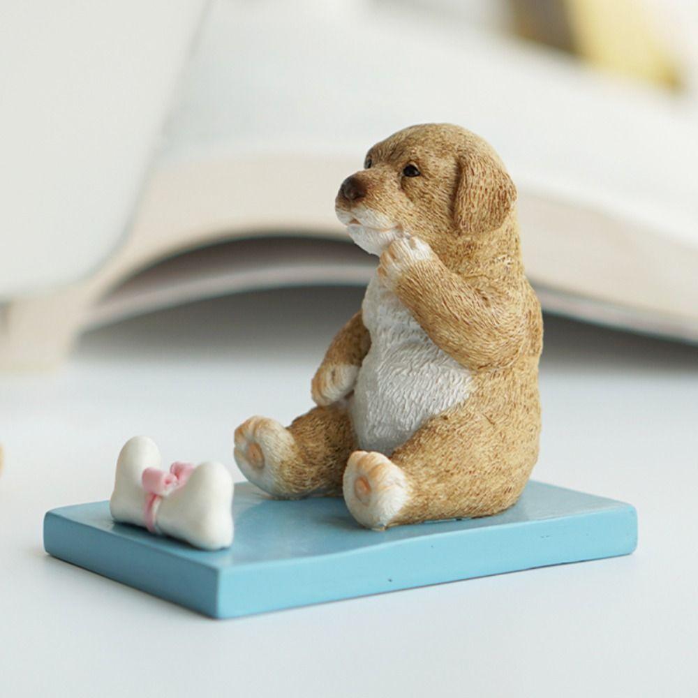 

Фигурка Животное Держатель для Мобильного Телефона Собака Кошка Настольная Подставка для Телефона Полимерная Смола Лягушка Держатель для Телефона Подарок на День Рождения dog