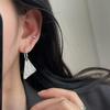 European-American Geometric Metal Oval Ear Cuffs - Women's Fashion Exaggerated Earrings Trendy Ear Jewelry