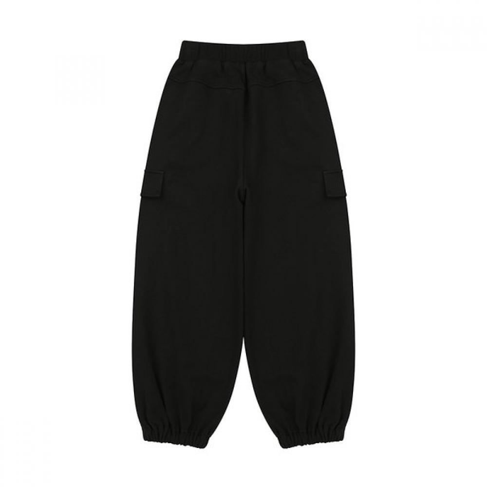 Tiffany Black Cargo Jogger Pants T54uap020