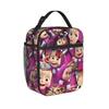Cartoon M-Masha and Bear Thermal Insulated Lunch Bags for Travel  Portable Food Container Bags Cooler Thermal Lunch Boxes