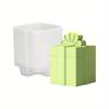 3D Christmas Gift Box Candle Silicone Mold Bowknot Gift Boxes for Car Aromatherapy Candle Gypsum Resin Mould DIY New Year Xmas Gifts