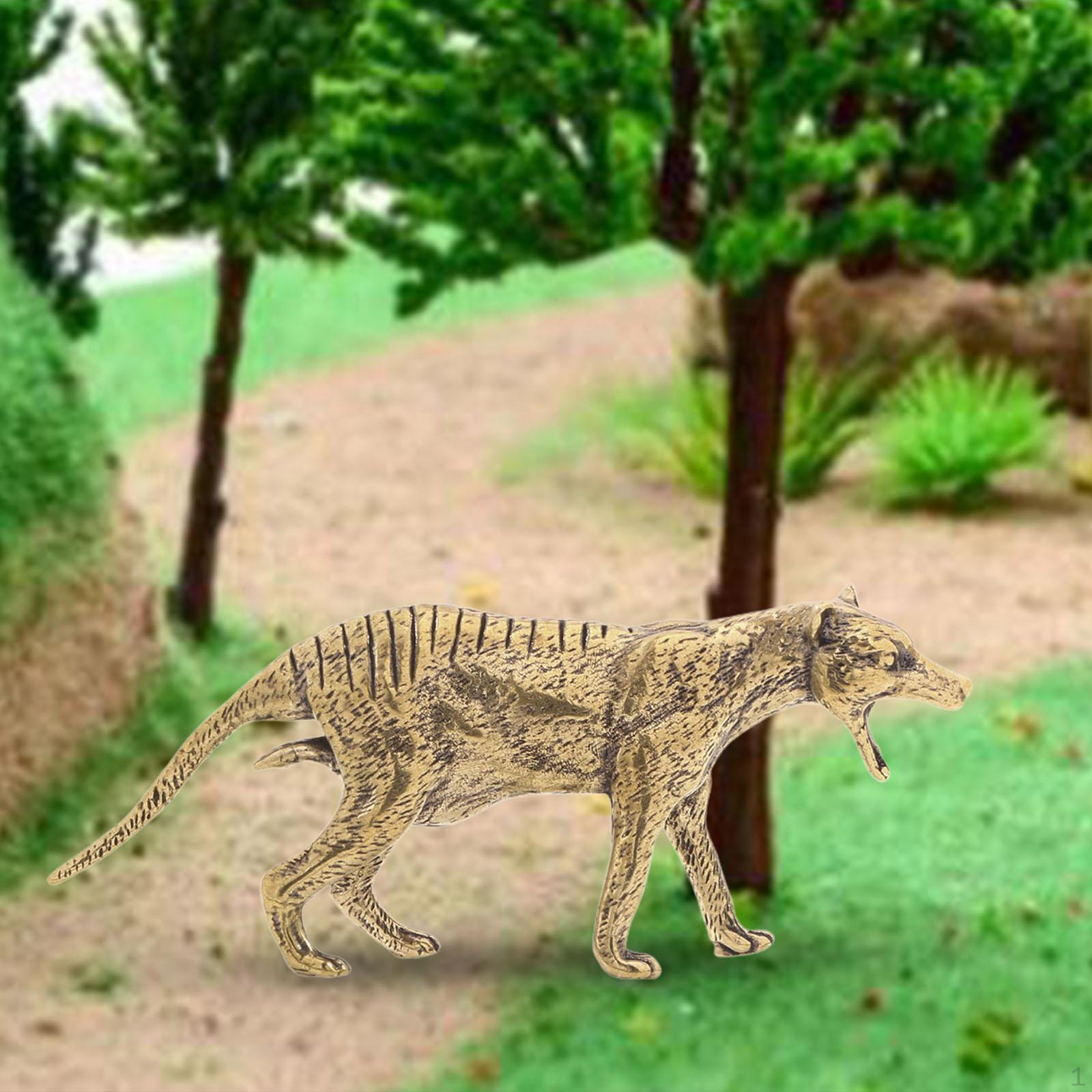 

Латунная фигурка волкособа, украшение, чайный питомец, ремесла, настольная скульптура, ручная работа для гостиной