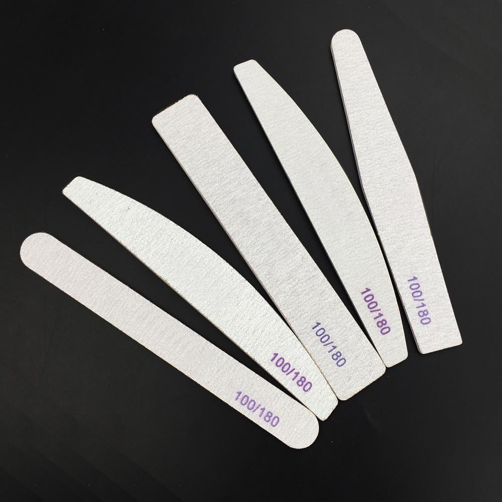 25PCS Professional Nail File,180/100 Nail File For Natural Nails, Nail File Double-Sided Washable Fine Grain Nail File For Home And Salon Use.