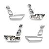 Car Front Seat Backrest Headrest Adjust Switch Button Cover For Benz C E GLK ML GL CLS Class W204 X204 W166 W207 W212 W218