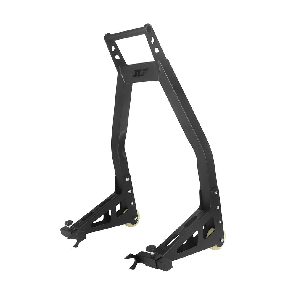 Motorcycle Stand Lift 850lbs Front Rear Combo Stand Lift Front Wheel Dual-Fork Stand Rear чёрный