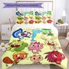 3pcs Happy Tree Friends4 Pattern Bedding Set Duvet Cover Set Includes Duvet Cover &pillowcases, Perfect All Season Bedroom Decoration & Gift