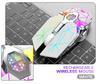 JM Shop Wireless Rechargeable Game Mouse Mute Liquid-cooled Shining Mechanical Mice